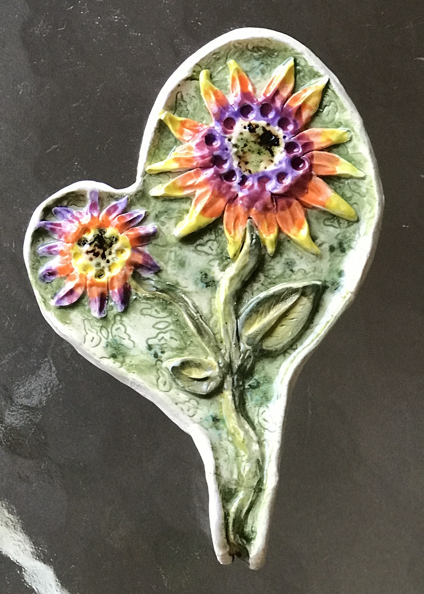 African Daisies Spoon Rest